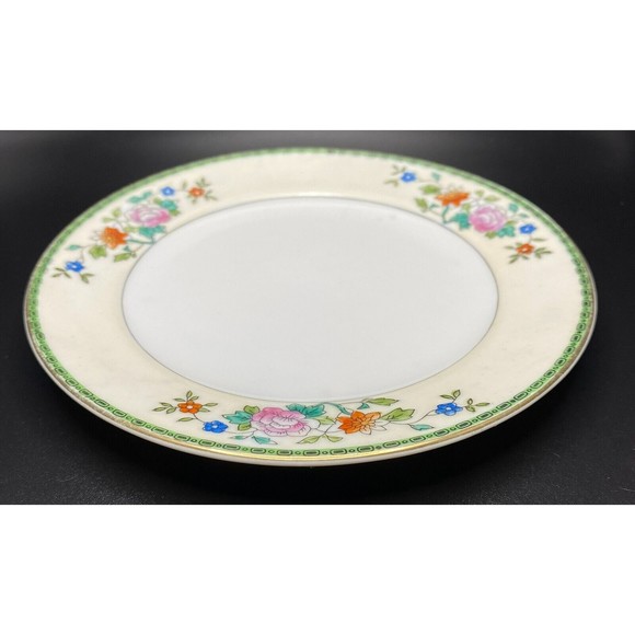 Bread Plate By Meito China Hand Painted From Japan VINTAGE #2 - Picture 3 of 5